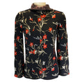 Load image into Gallery viewer, Balenciaga Black / Red 2016 Floral Wool Knit Sweater
