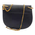 Load image into Gallery viewer, Chloe Drew Black / Gold Chain Strap Grained Leather Shoulder Bag
