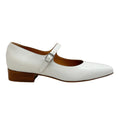 Load image into Gallery viewer, Maison Margiela White Patent Leather Low Heeled Mary Janes
