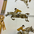 Load image into Gallery viewer, Hermes Light Pink Jumping Print Square Silk Twill Scarf
