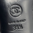 Load image into Gallery viewer, Chanel Black 2014 Classic Quilted Matelasse Leather Cap Toe CC Logo Pumps
