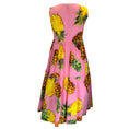Load image into Gallery viewer, Dolce & Gabbana Pink Multi Pineapple Printed Sleeveless Cotton Dress

