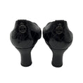 Load image into Gallery viewer, Chanel Vintage Black Quilted Patent Leather Cap Toe Leather Pumps with CC Logo

