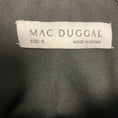 Load image into Gallery viewer, Mac Duggal Blue / Green Floral Jacquard Strapless A-Line Flared Midi Cocktail Dress
