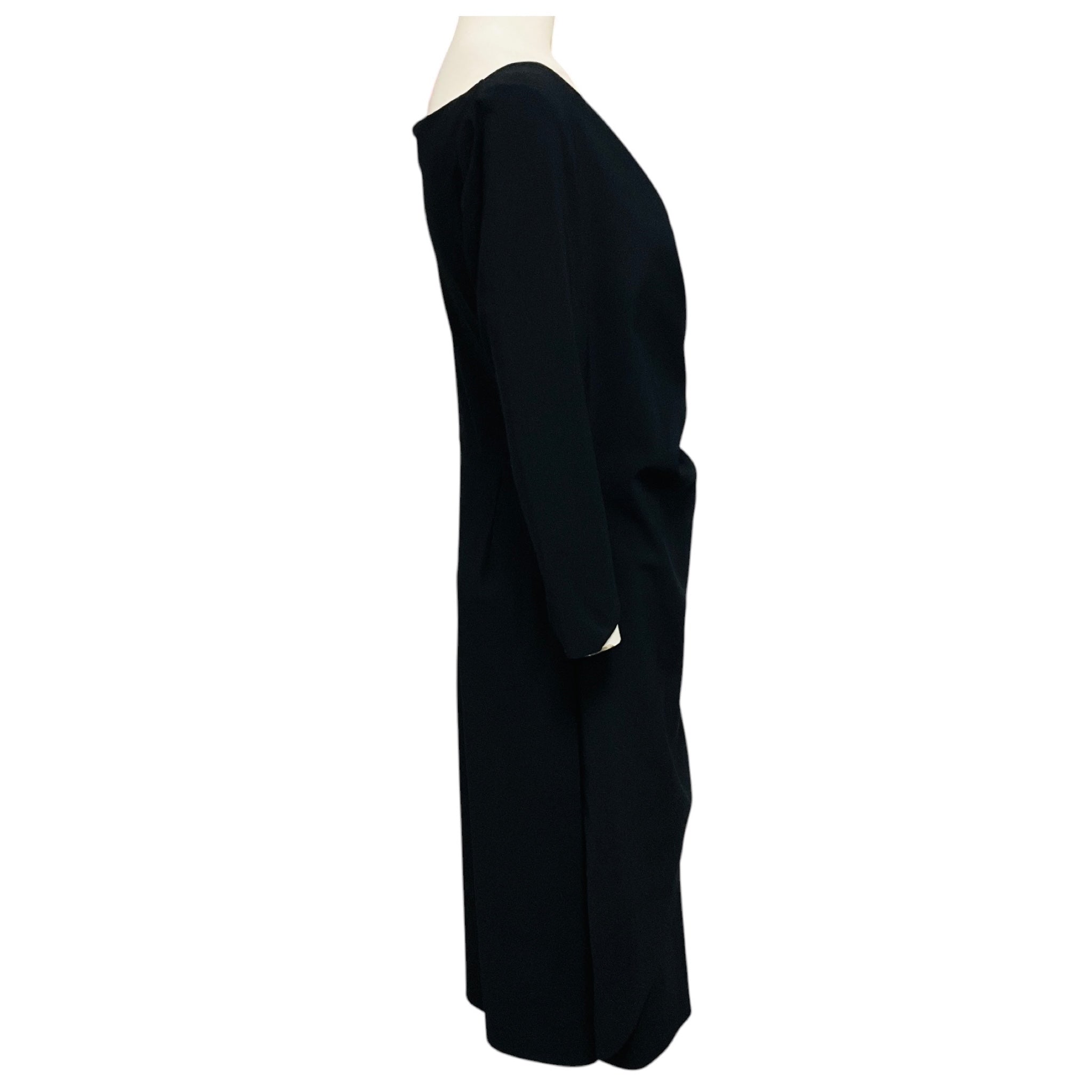 Chiara Boni La Petite Robe Black Charisse Nylon Stretch Cocktail Dress