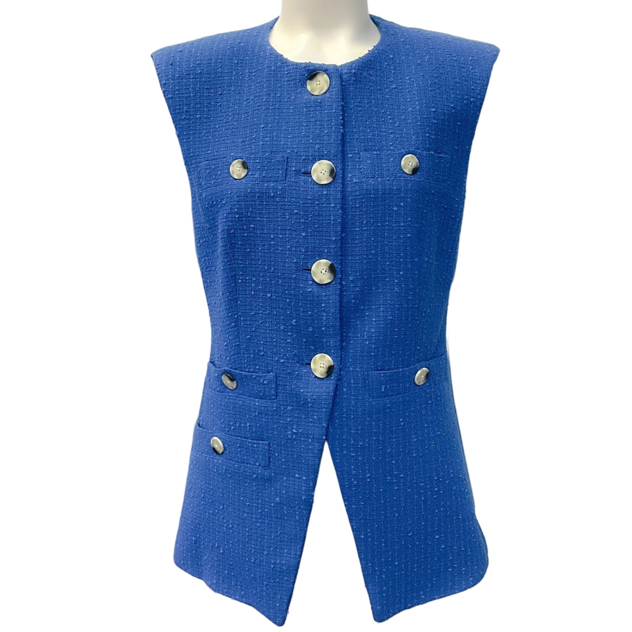 Veronica Beard Cotton Tweed Tamara Vest
