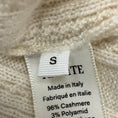Load image into Gallery viewer, Khaite Ivory Cropped Cashmere Knit Cardigan Sweater
