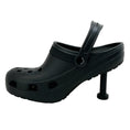 Load image into Gallery viewer, Balenciaga Black Croc Madame Pumps
