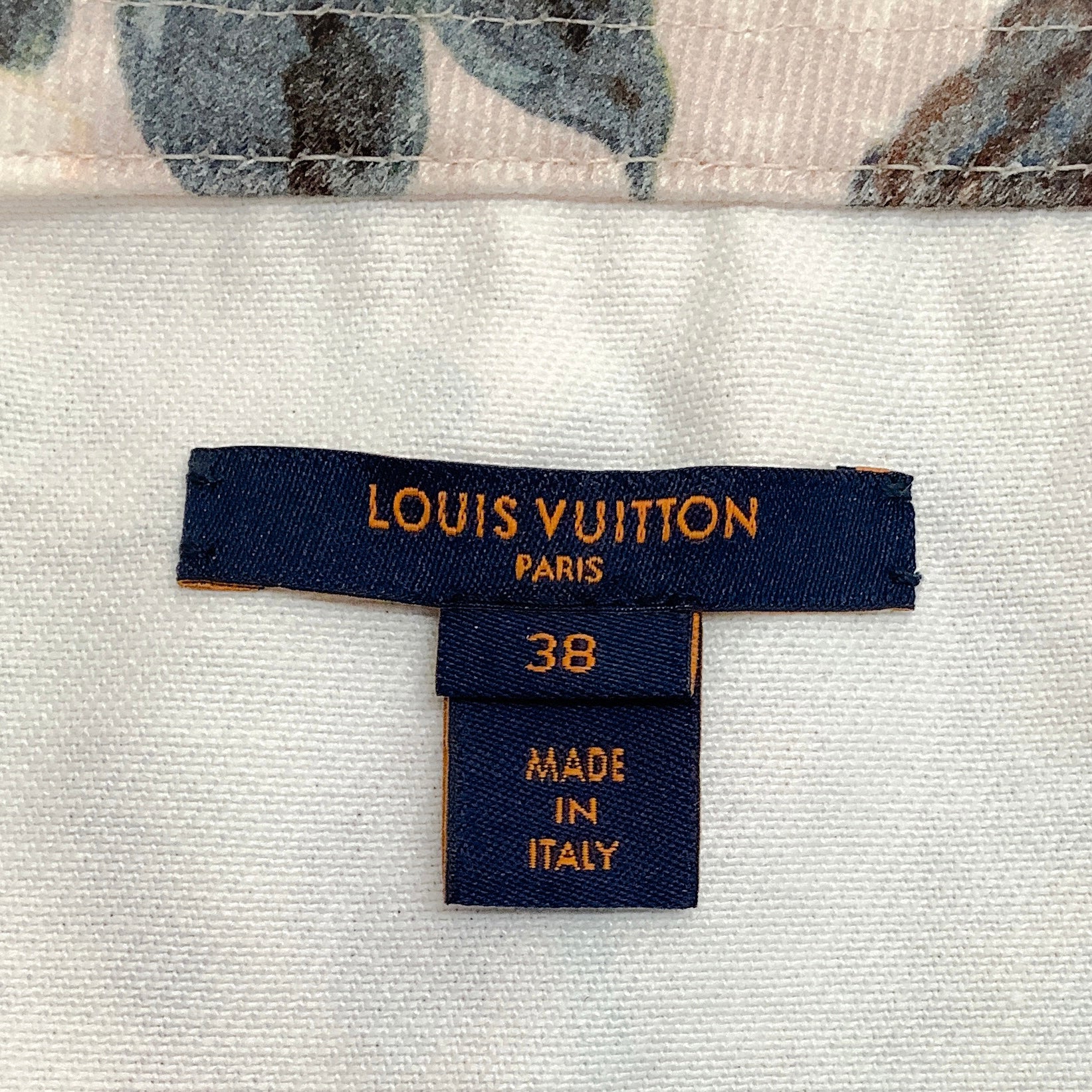 Louis Vuitton Multi Floral Cotton Denim Sleeveless Dress