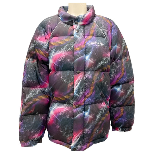 MISBHV Multicolor Fall Winter 2019 Warszawa Midnight Cowboy Galaxy Print Down Puffer Jacket