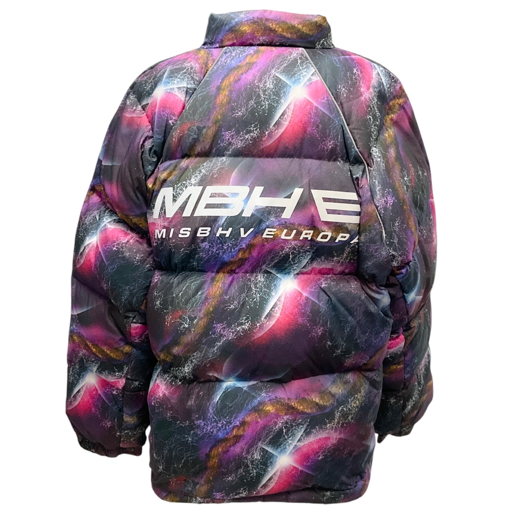 MISBHV Multicolor Fall Winter 2019 Warszawa Midnight Cowboy Galaxy Print Down Puffer Jacket