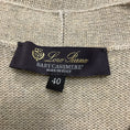 Load image into Gallery viewer, Loro Piana Beige Hot Springs Baby Cashmere Parksville Cardigan Sweater
