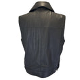 Load image into Gallery viewer, Lafayette 148 New York Black Moto Zip Leather Vest
