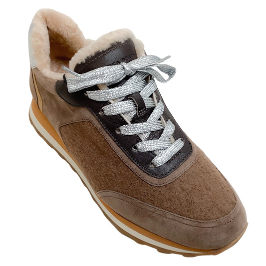 Veronica Beard Grey / Taupe Hartley Sneaker