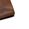 Load image into Gallery viewer, Prada Rare Brown Antik Calf Soun Cuoio Ebano Calfskin Leather Shoulder Bag with Logo Plaque
