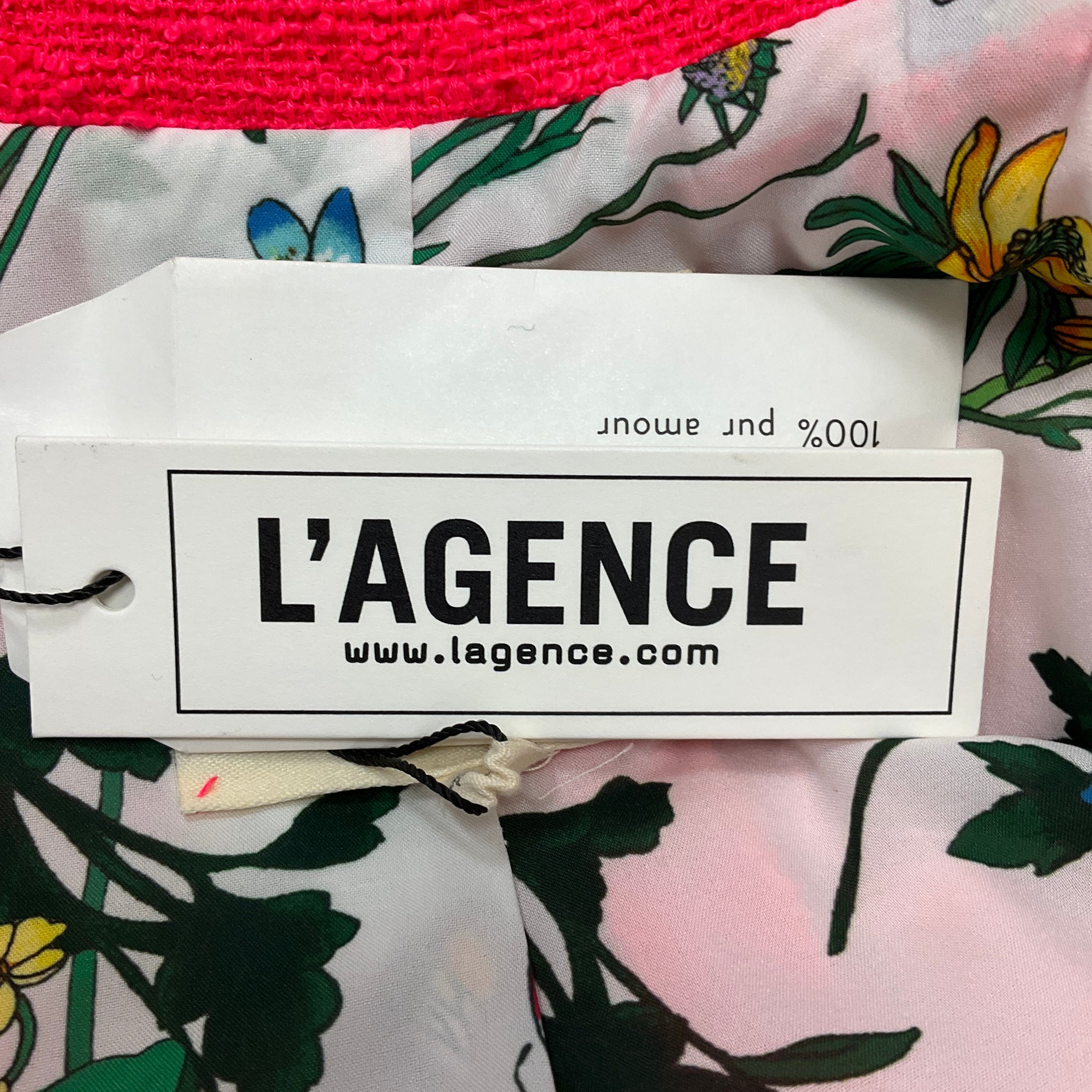 L'Agence Diva Pink Kenzie Double Breasted Blazer
