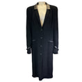 Load image into Gallery viewer, Chanel Vintage 2004 Black Lambskin Leather Trimmed Boucle Tweed Coat
