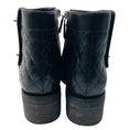 Load image into Gallery viewer, Chanel Black / Silver Cocomark Turnlock Quilted Calfskin Short Boots
