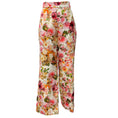 Load image into Gallery viewer, Adam Lippes Cream Multi Floral Wool / Silk Pants

