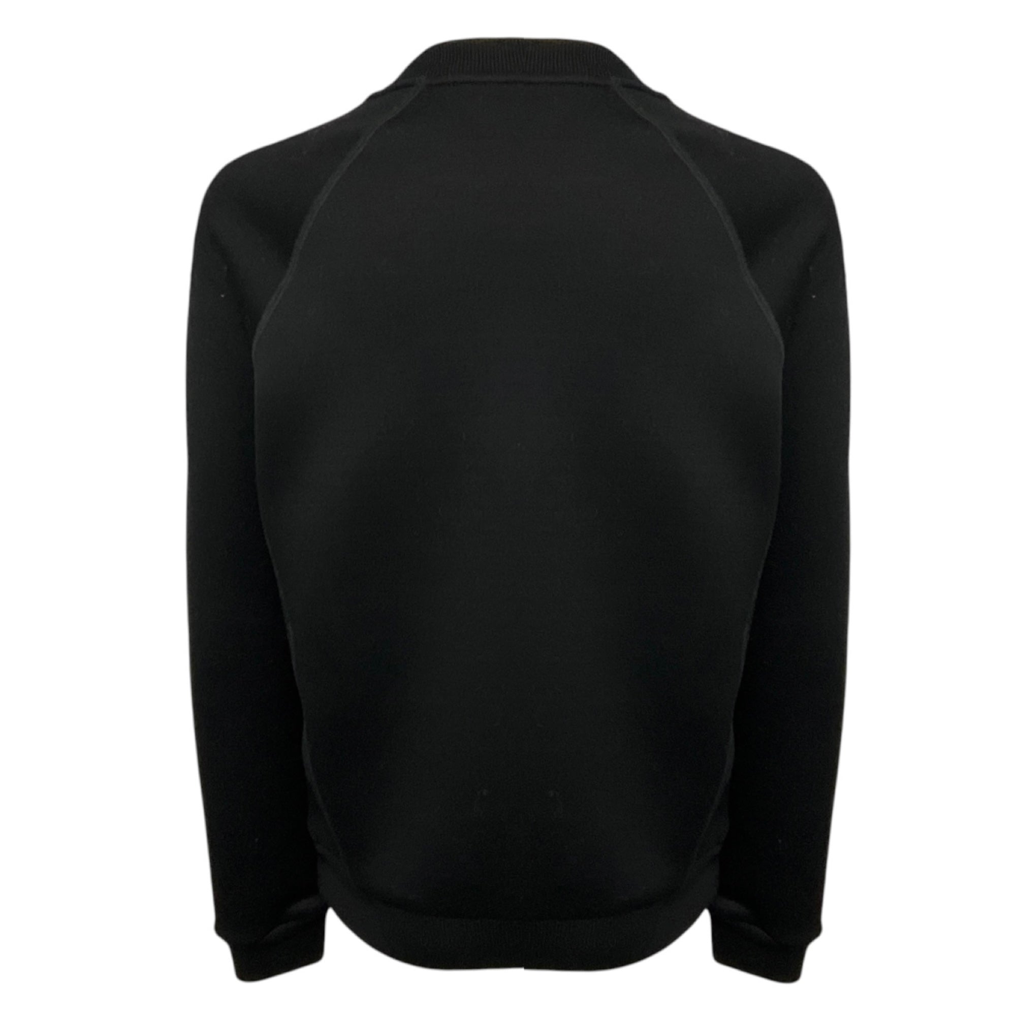 Plan C Black Multi Graphic Print Cotton Sweatshirt