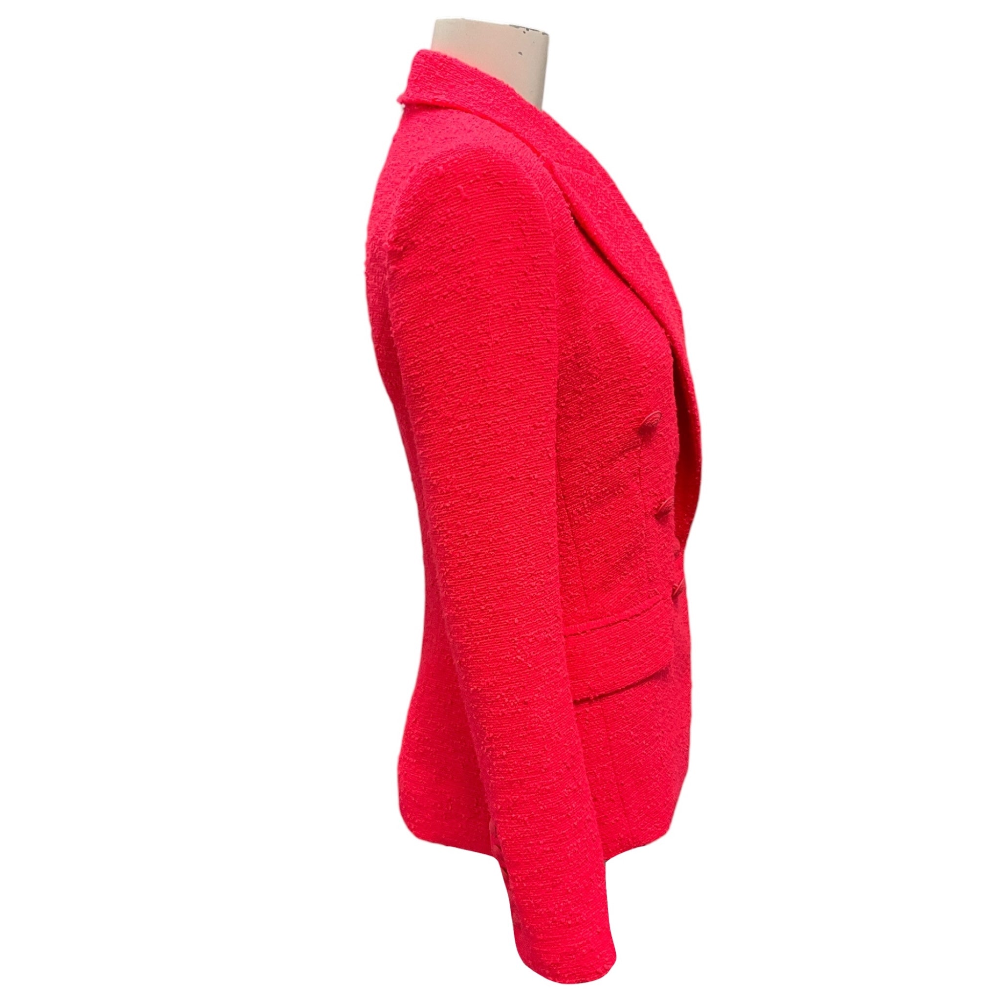 L'Agence Diva Pink Kenzie Double Breasted Blazer