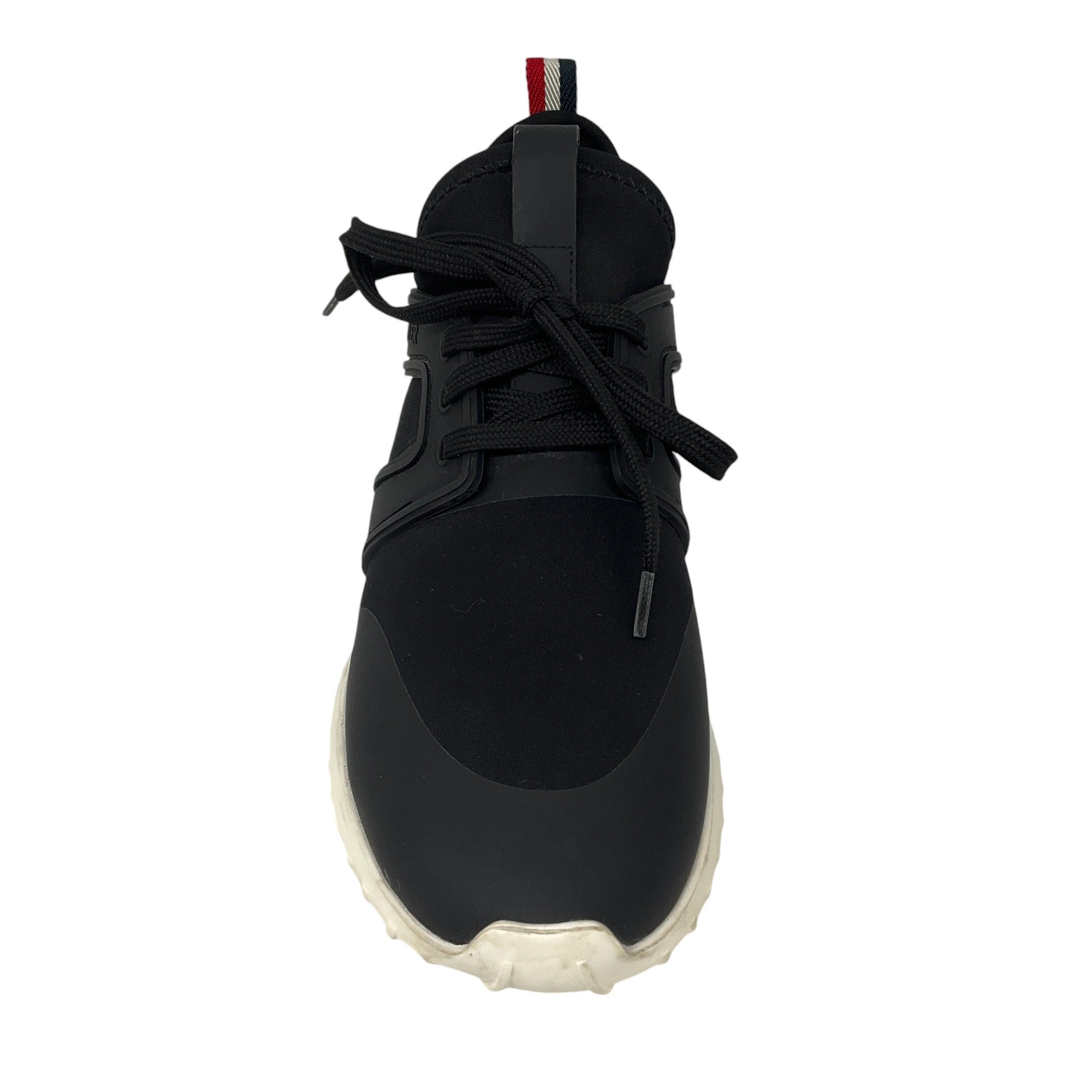 Moncler Black Neoprene Low-Top Sneakers