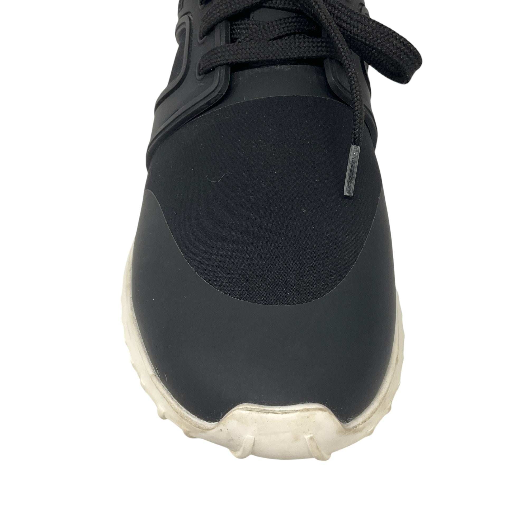 Moncler Black Neoprene Low-Top Sneakers