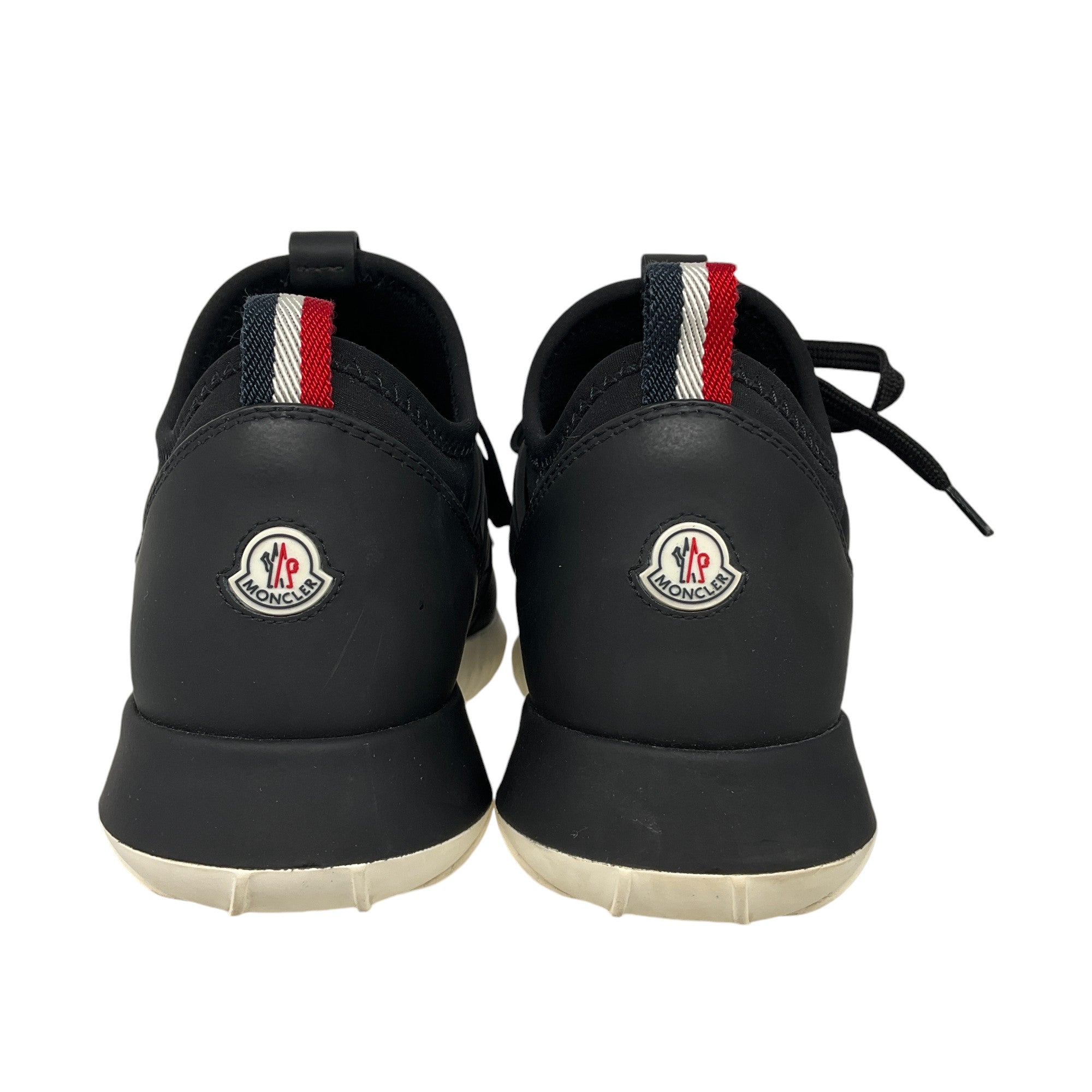 Moncler Black Neoprene Low-Top Sneakers