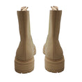 Load image into Gallery viewer, Gianvito Rossi Beige Leather Lug Sole Pull On Ankle Boots
