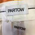 Load image into Gallery viewer, Partow Orange / Yellow Rio Pintucked Silk Twill Straight Leg Trousers / Pants

