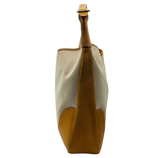 Hermes Beige / Tan / Natural Toile Courchevel Canvas and Leather Trim II Bag