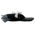 Load image into Gallery viewer, 13 09 SR Black / White Leather Puli Mules
