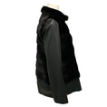 Load image into Gallery viewer, Pologeorgis Black Zip Front Mink Fur and Leather Jacket
