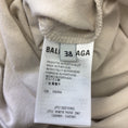 Load image into Gallery viewer, Balenciaga Beige Cotton Jersey Asymmetrical Wrap-Effect Midi T-Shirt Dress

