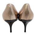 Load image into Gallery viewer, Burberry Bronze Metallic Leather Pumps
