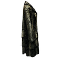 Load image into Gallery viewer, J. Mendel Dark Grey Karakul Lamb Fur and Mink Fur Mid Length Coat
