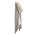 Load image into Gallery viewer, Balenciaga Beige Cotton Jersey Asymmetrical Wrap-Effect Midi T-Shirt Dress
