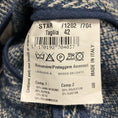 Load image into Gallery viewer, Amina Rubinacci Blue / White Wool and Alpaca Tweed Coat with Mink Fur Collar
