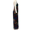 Load image into Gallery viewer, M Missoni Navy Blue / Multi Sequined Pleated Maxi Dress
