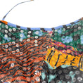 Load image into Gallery viewer, M Missoni Navy Blue / Multi Sequined Pleated Maxi Dress
