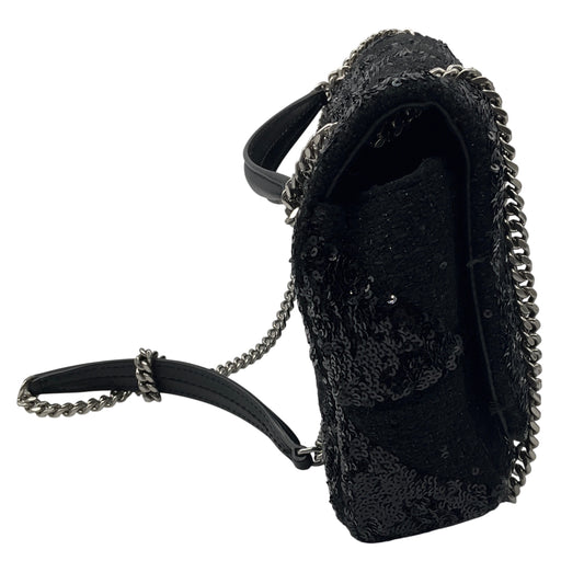 Saint Laurent Black Jamie Medium Sequin Embellished Shoulder Bag