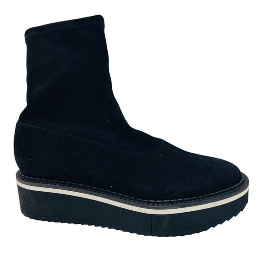 Robert Clergerie Black Berta Suede Pull On Ankle Boots