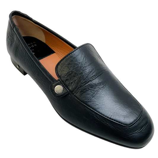 Laurence Dacade Black Leather Angie Loafers