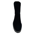 Load image into Gallery viewer, Robert Clergerie Black Berta Suede Pull On Ankle Boots
