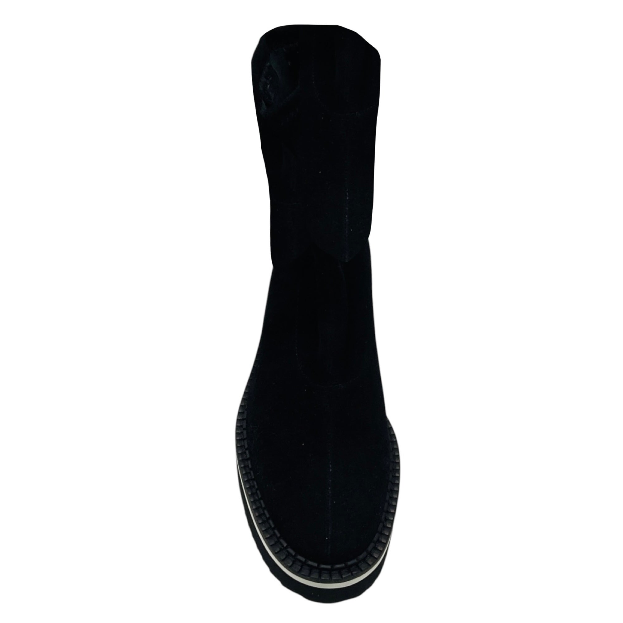 Robert Clergerie Black Berta Suede Pull On Ankle Boots