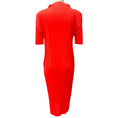 Load image into Gallery viewer, Issey Miyake Pleats Please Coral Short Sleeved Dress
