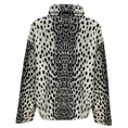 Load image into Gallery viewer, Alaia Grey / Black Animal Print Chenille Knit Pullover Sweater
