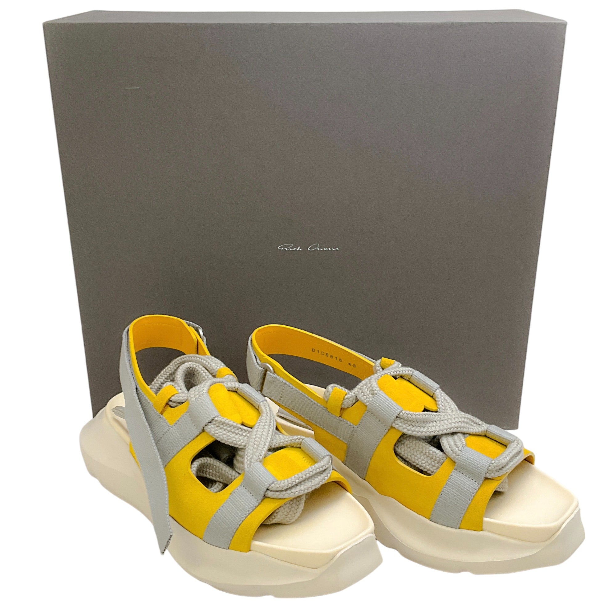 Rick Owens Lemon / Milk Geth Sandals