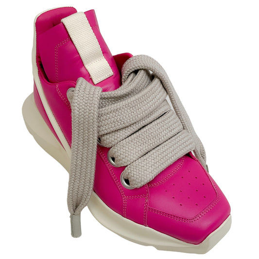 Rick Owens Hot Pink / Milk Geth Runner Sneakers