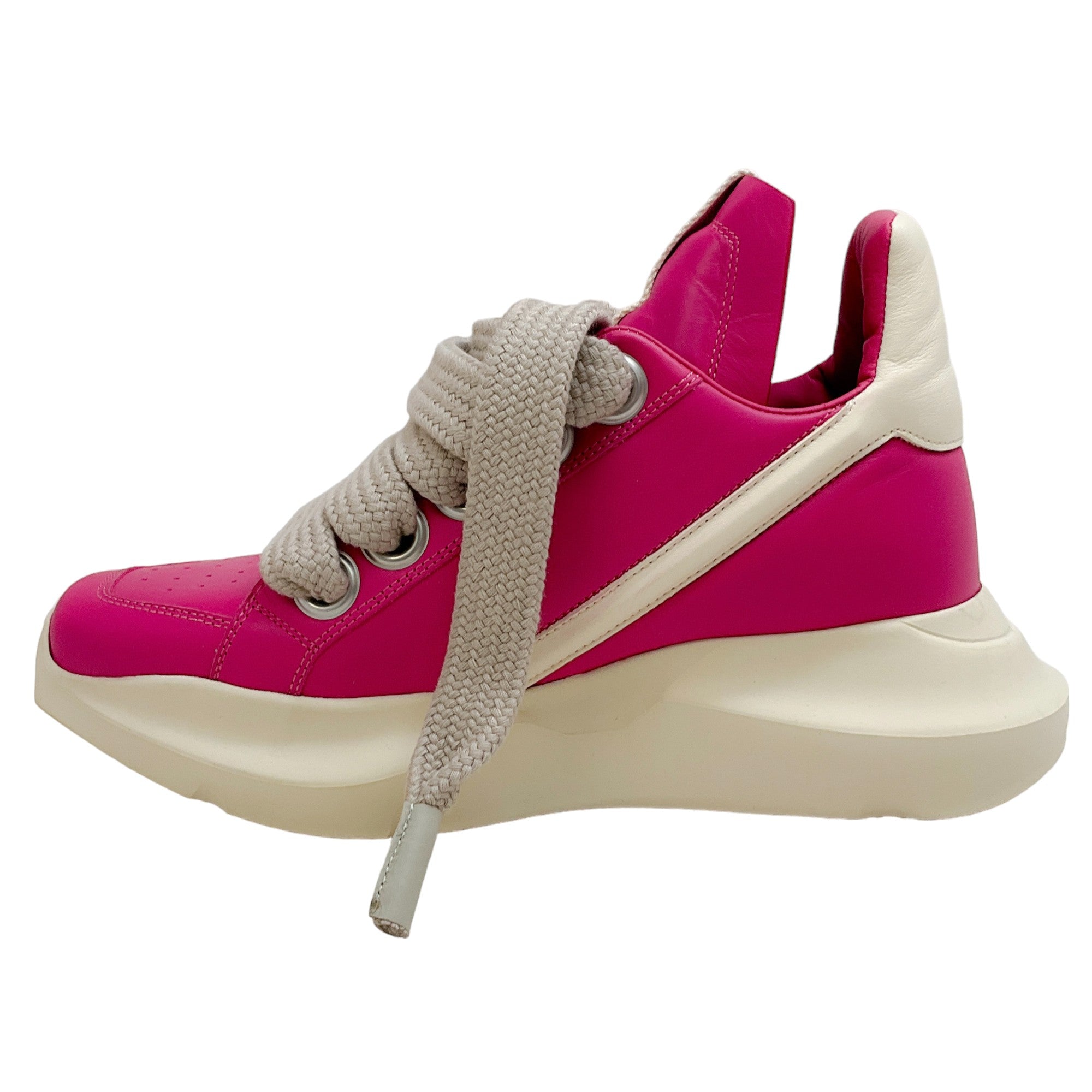 Rick Owens Hot Pink / Milk Geth Runner Sneakers